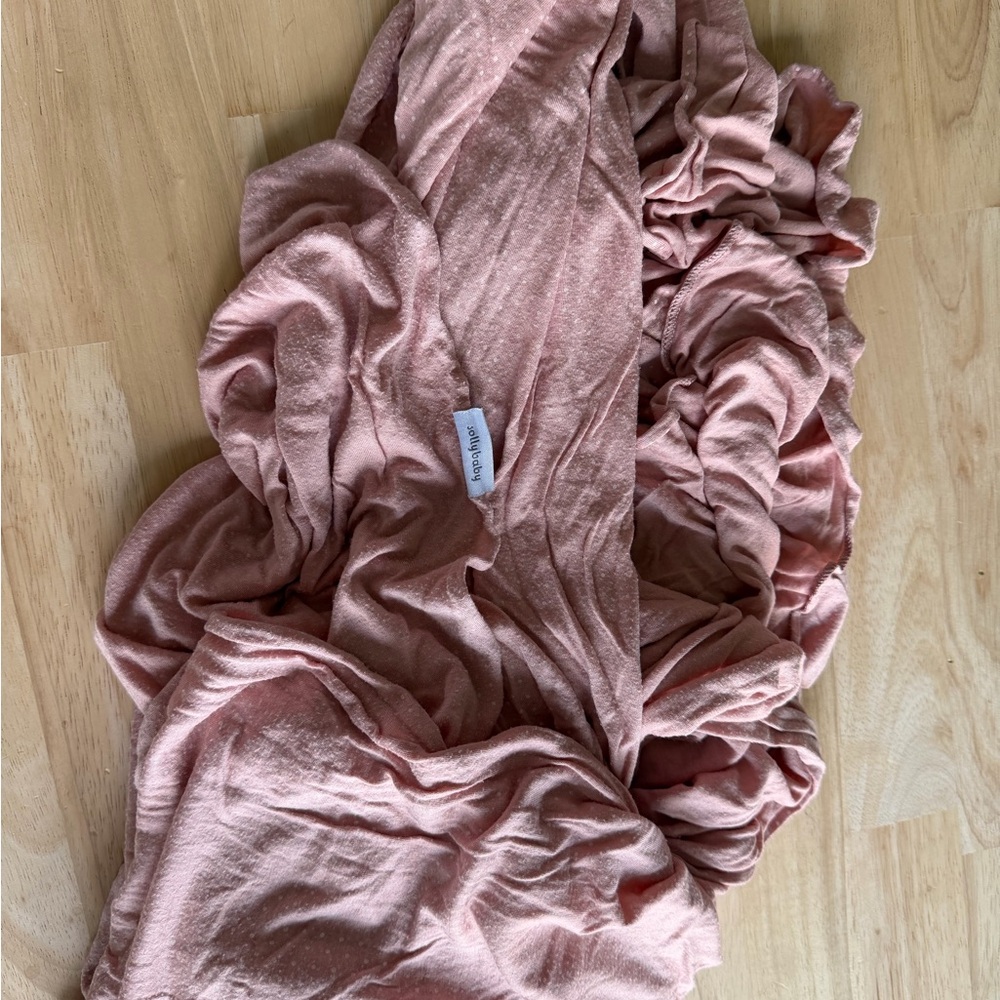 Solly Baby blush pink dots